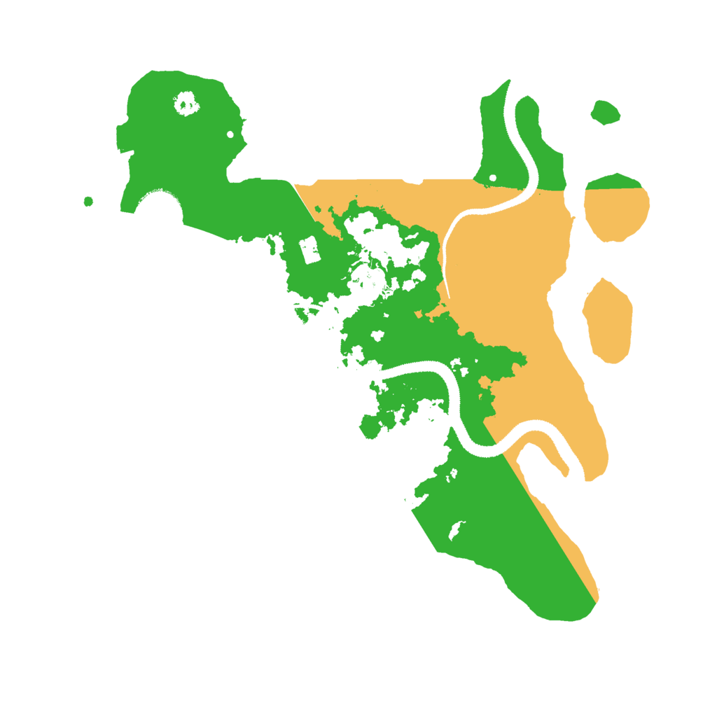 Biome Rust Map: Procedural Map, Size: 3000, Seed: 13612