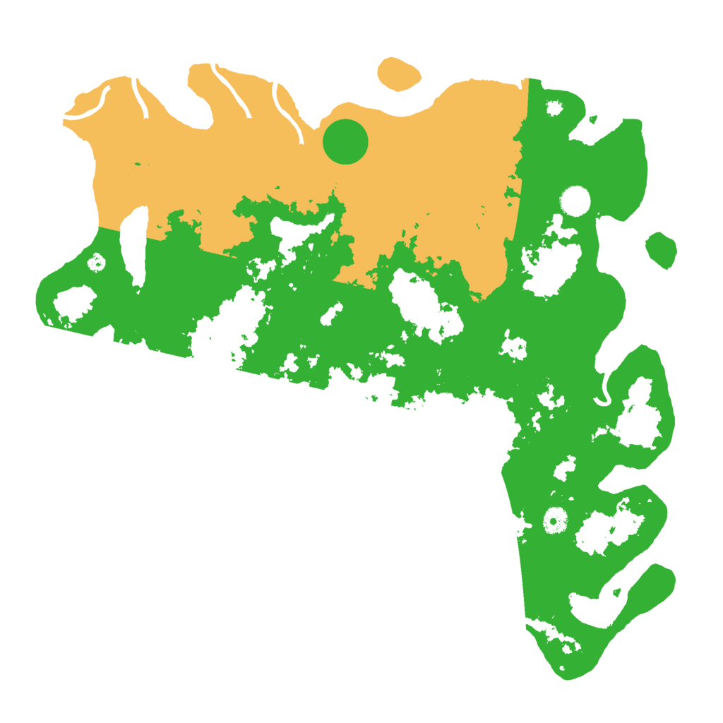 Biome Rust Map: Procedural Map, Size: 4200, Seed: 13579