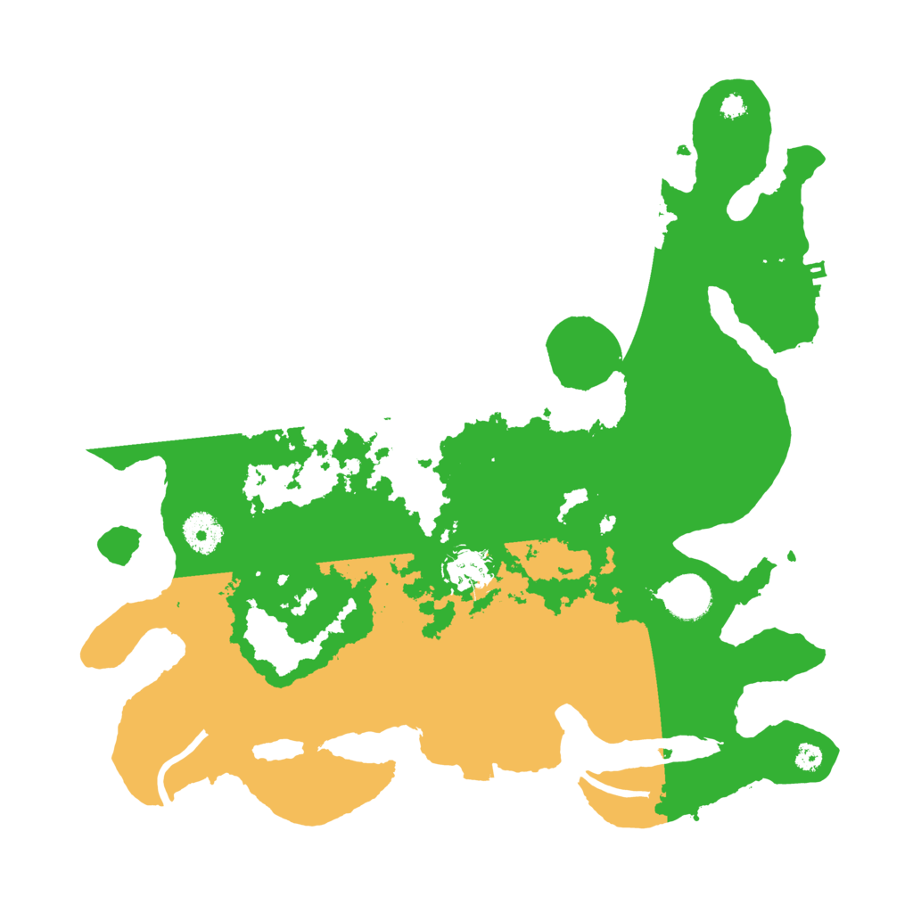 Biome Rust Map: Procedural Map, Size: 3500, Seed: 6878