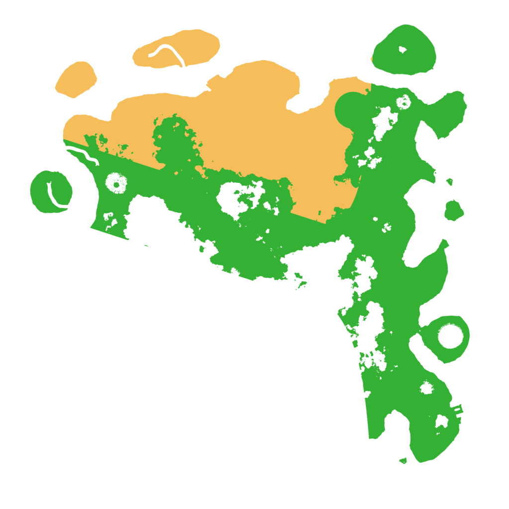 Biome Rust Map: Procedural Map, Size: 3650, Seed: 50478304