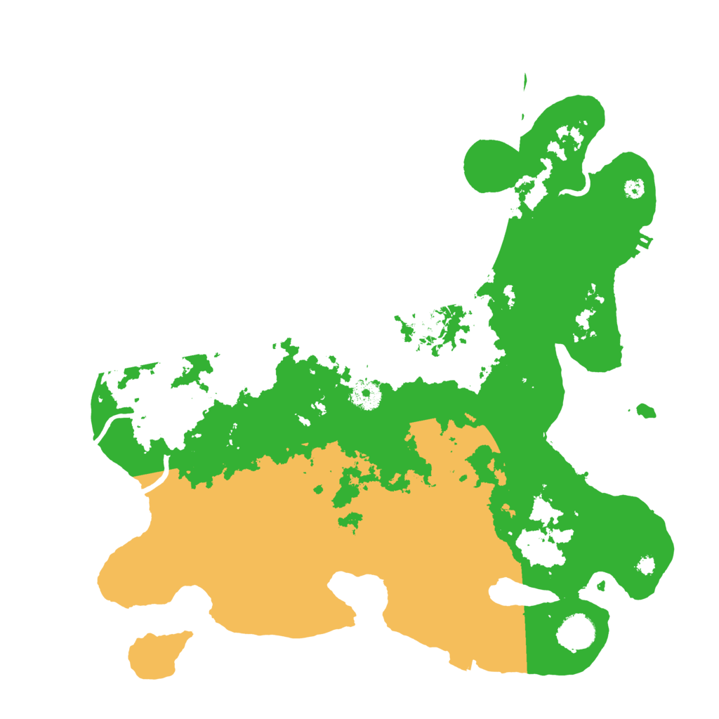 Biome Rust Map: Procedural Map, Size: 3650, Seed: 36440988