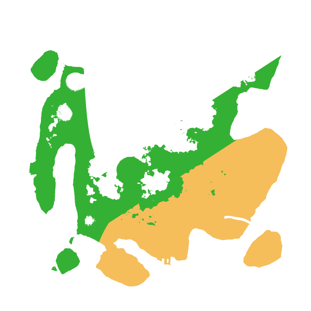 Biome Rust Map: Procedural Map, Size: 3000, Seed: 73293