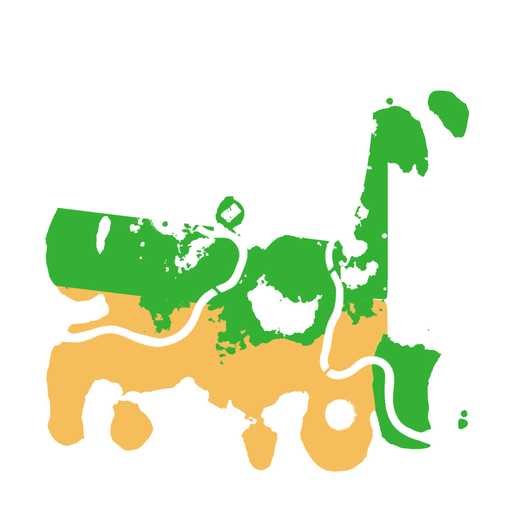 Biome Rust Map: Procedural Map, Size: 3000, Seed: 48719