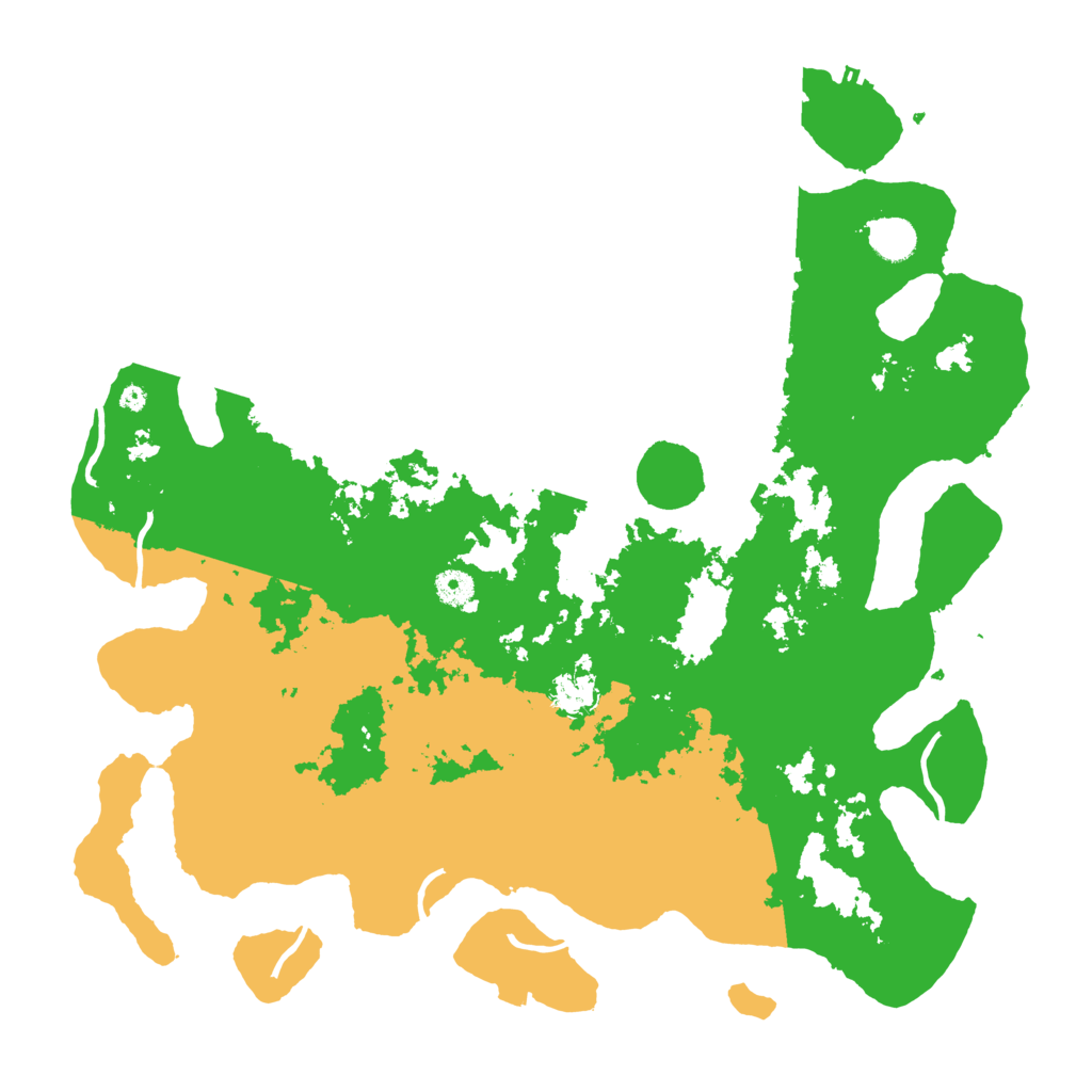 Biome Rust Map: Procedural Map, Size: 4400, Seed: 93005305
