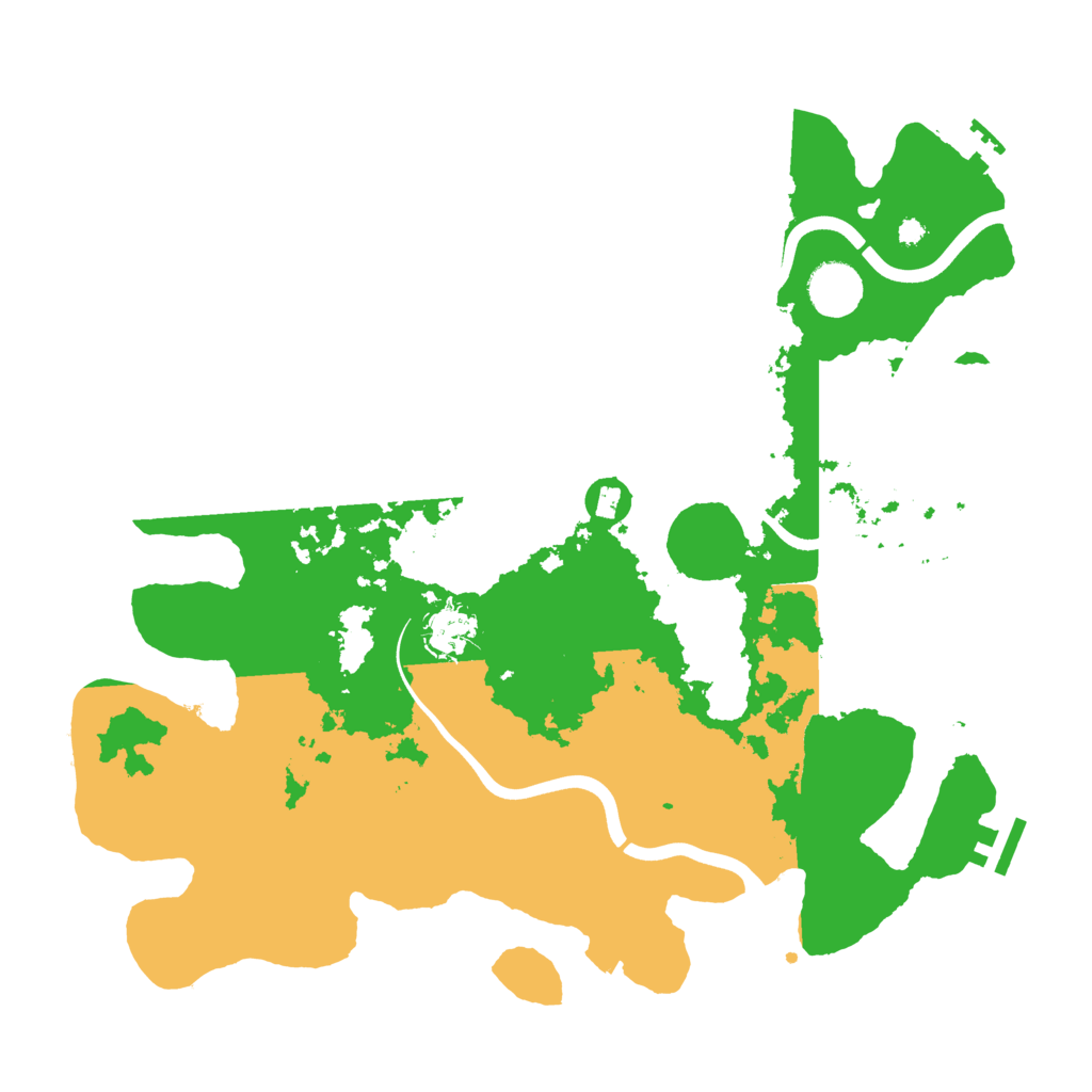 Biome Rust Map: Procedural Map, Size: 3750, Seed: 63951411