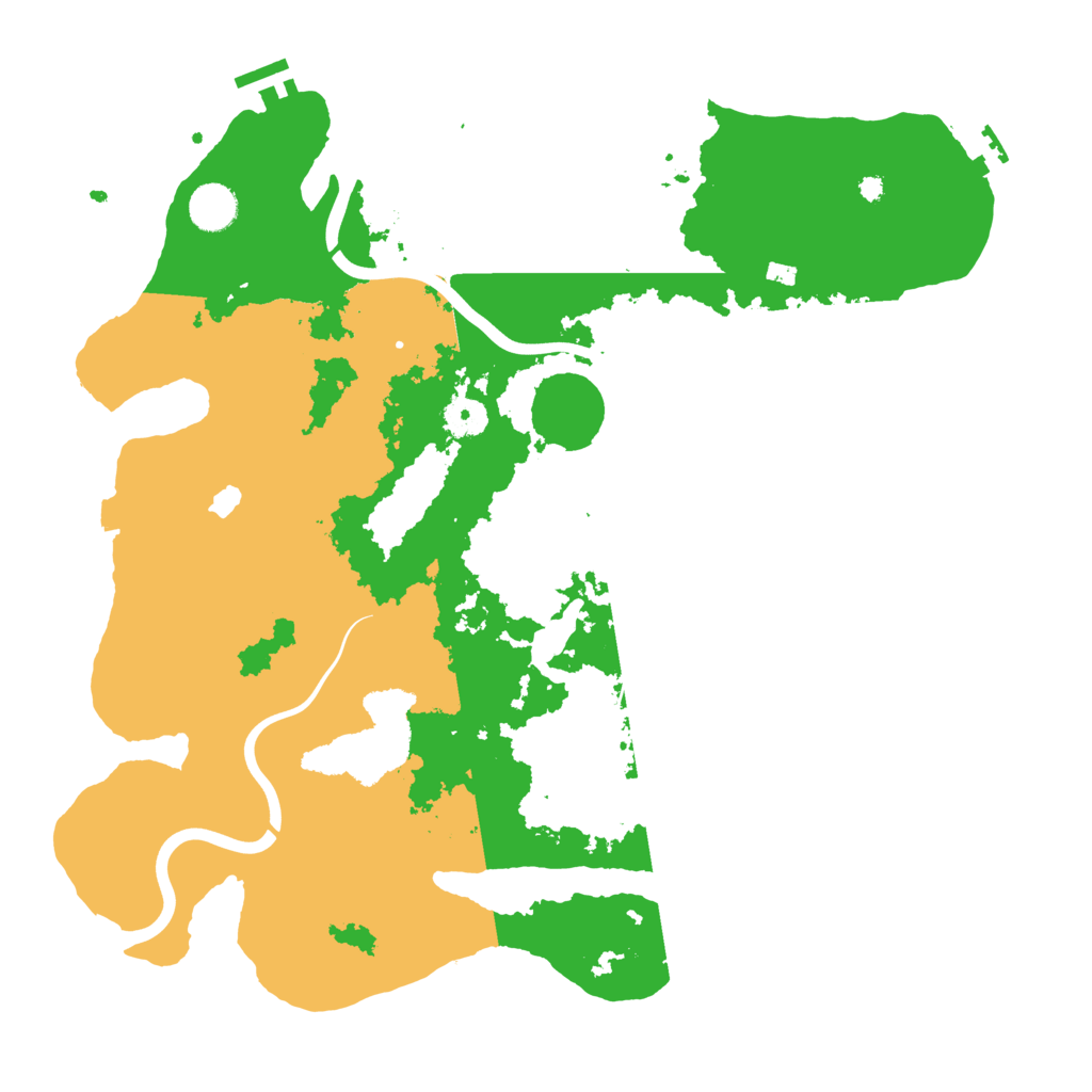 Biome Rust Map: Procedural Map, Size: 4000, Seed: 76024864
