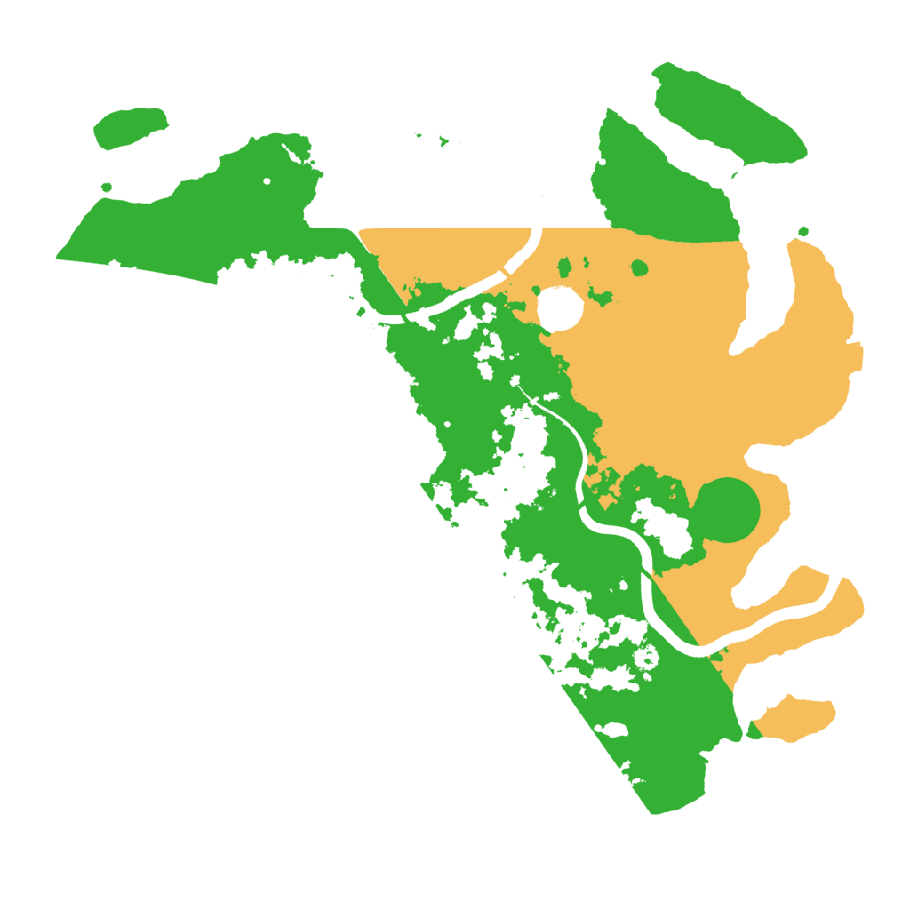 Biome Rust Map: Procedural Map, Size: 3676, Seed: 28000