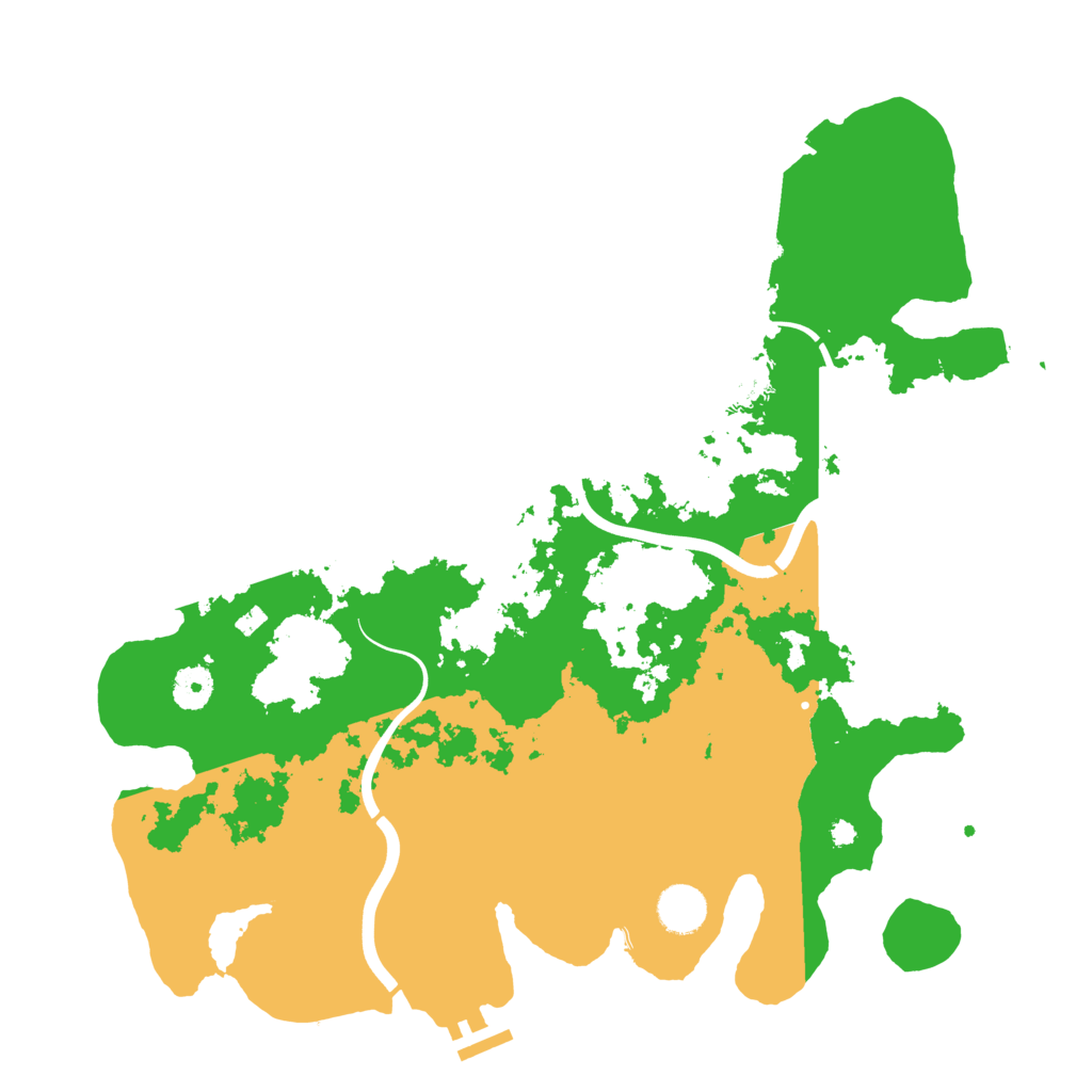 Biome Rust Map: Procedural Map, Size: 3900, Seed: 66044829