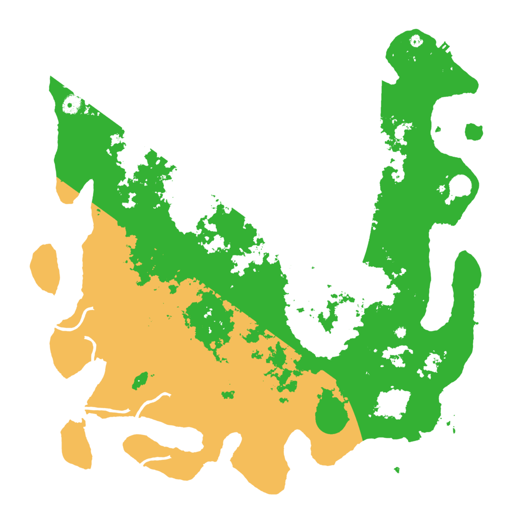 Biome Rust Map: Procedural Map, Size: 4400, Seed: 63662589