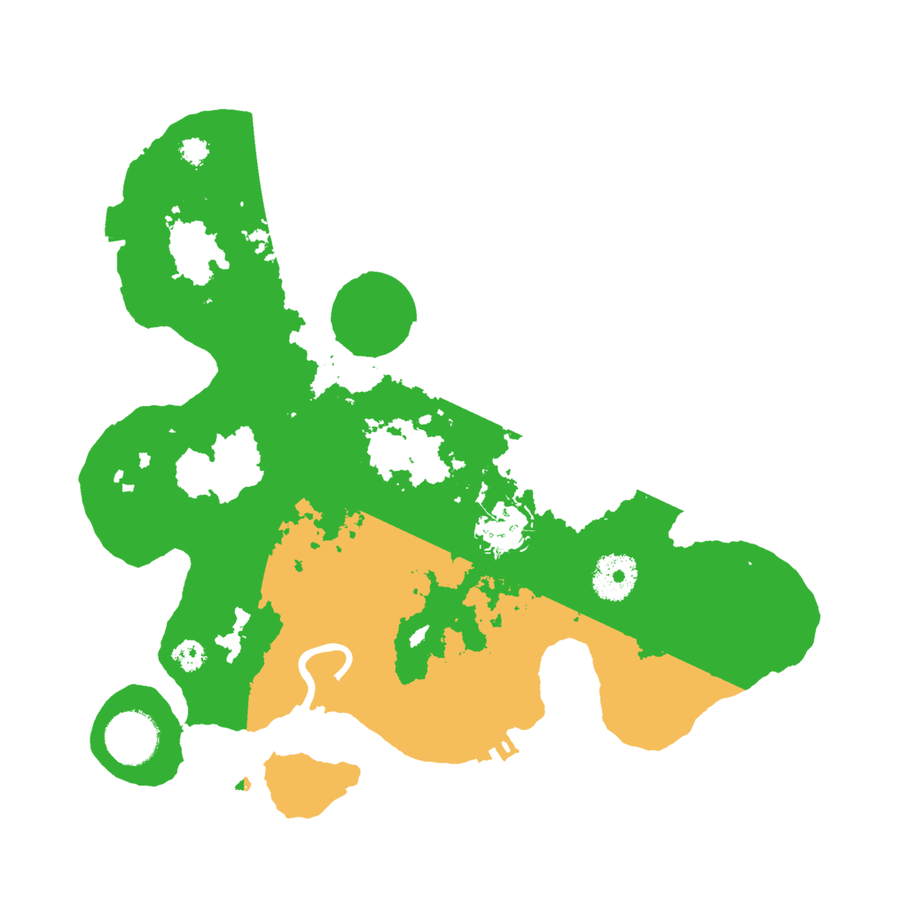 Biome Rust Map: Procedural Map, Size: 3000, Seed: 993390991