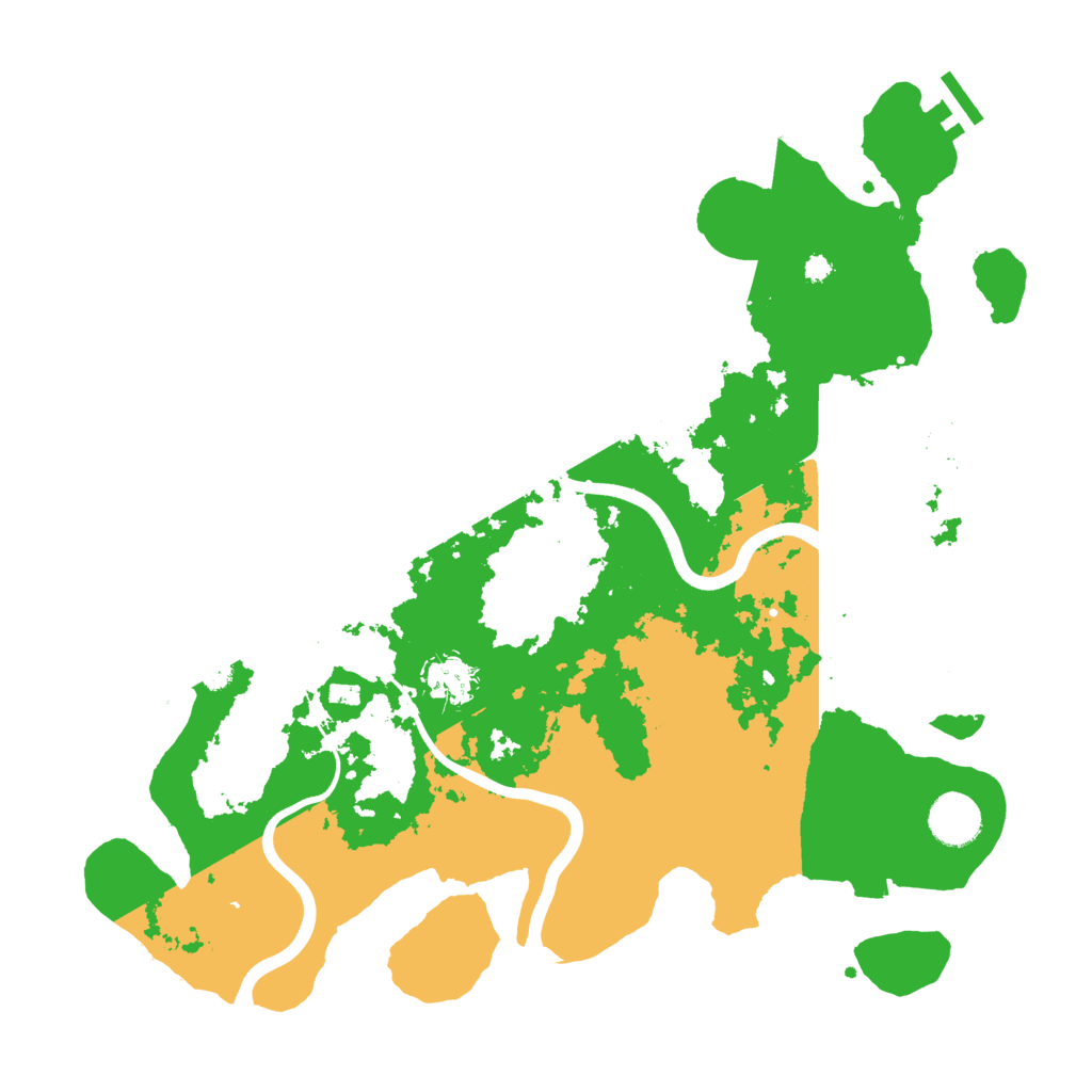 Biome Rust Map: Procedural Map, Size: 3750, Seed: 34809990