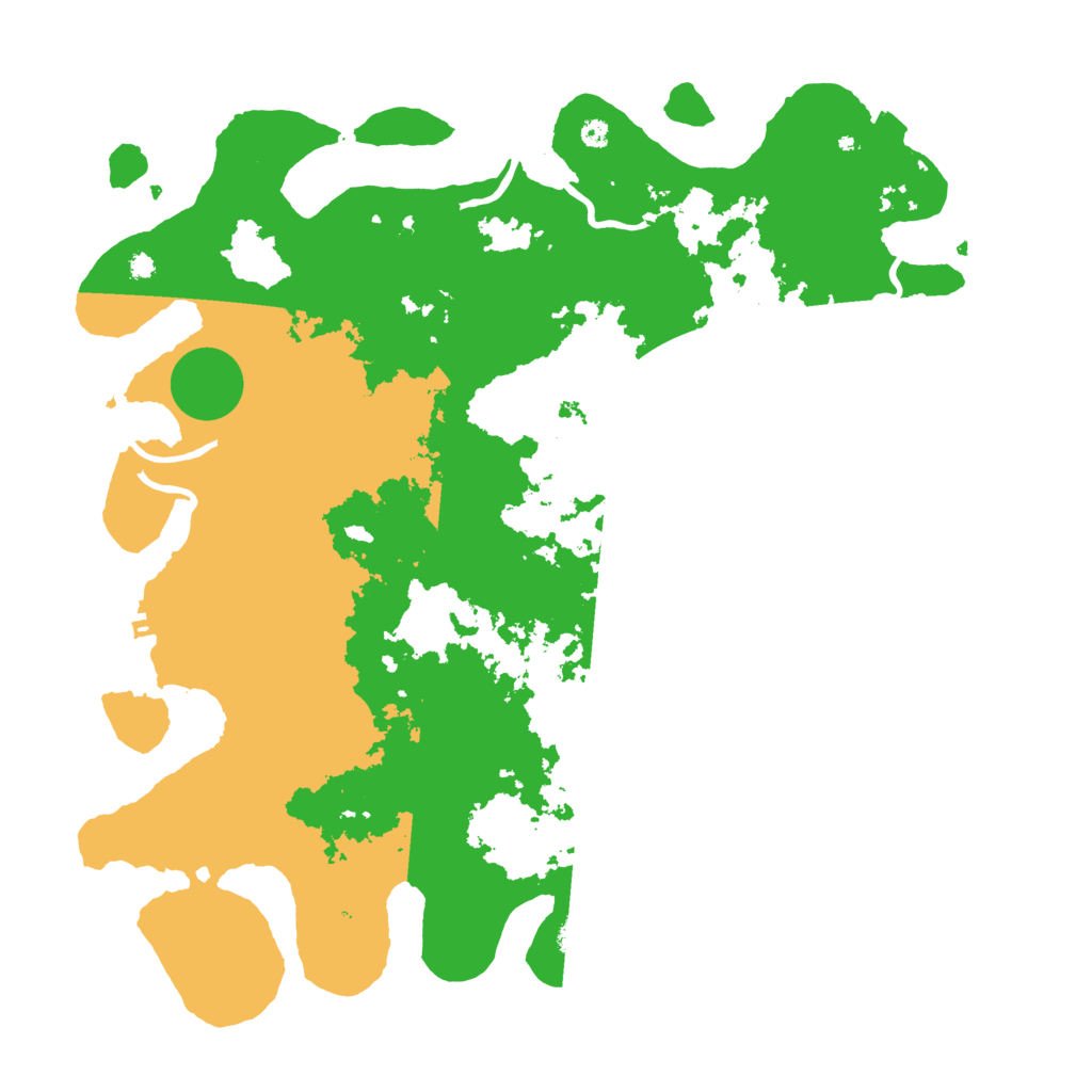 Biome Rust Map: Procedural Map, Size: 3950, Seed: 39734608