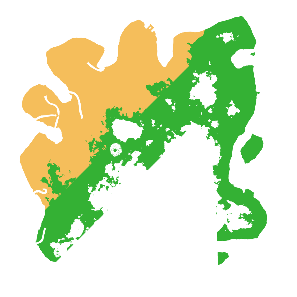 Biome Rust Map: Procedural Map, Size: 3600, Seed: 55634322