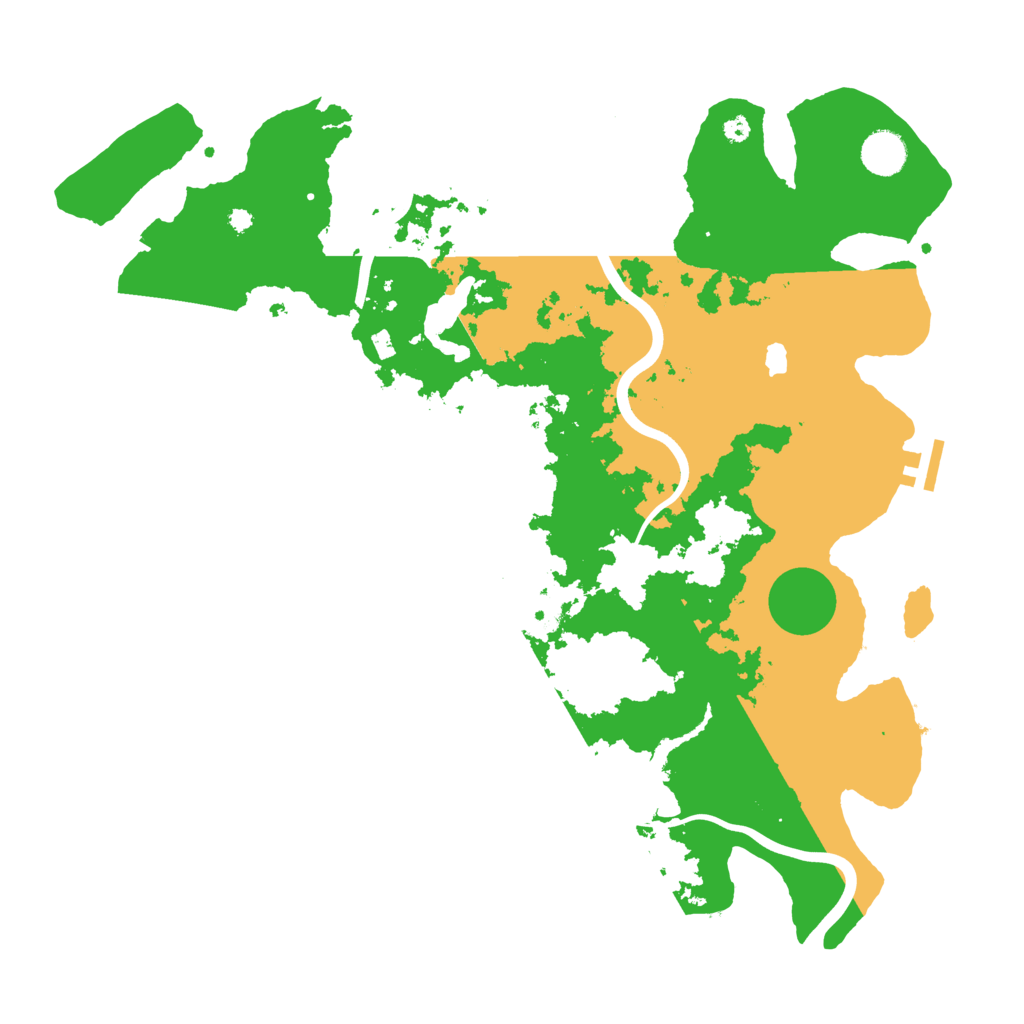 Biome Rust Map: Procedural Map, Size: 4000, Seed: 10102023