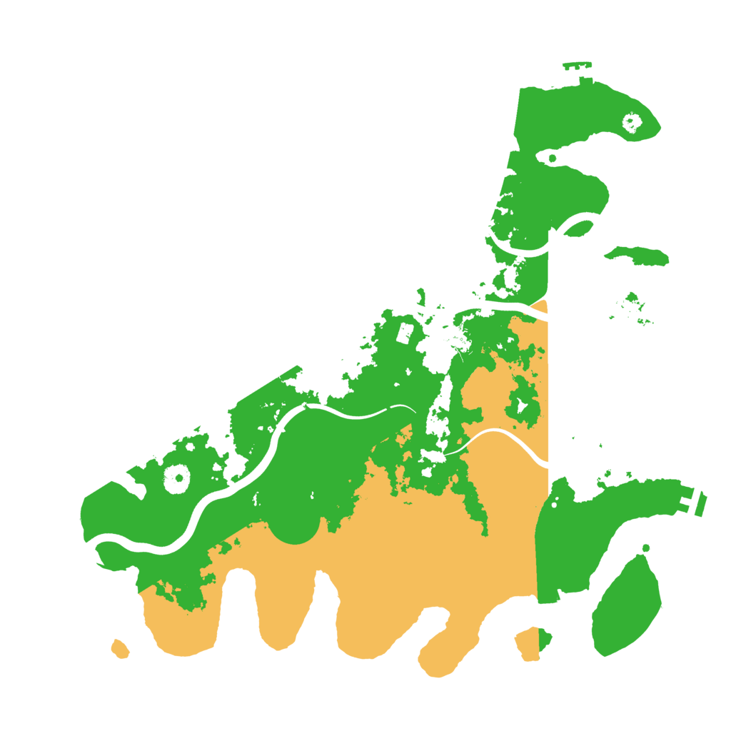 Biome Rust Map: Procedural Map, Size: 3850, Seed: 38505081
