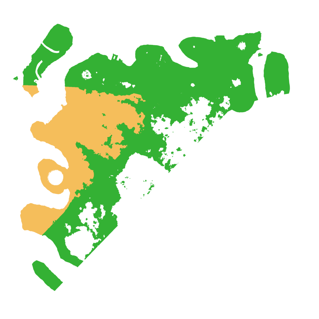 Biome Rust Map: Procedural Map, Size: 3700, Seed: 92242573