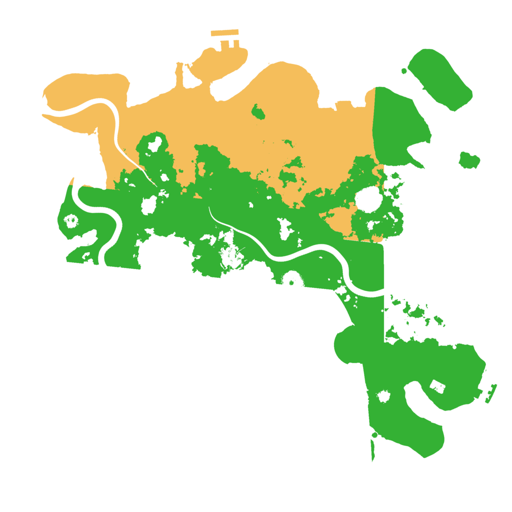 Biome Rust Map: Procedural Map, Size: 3750, Seed: 55229975