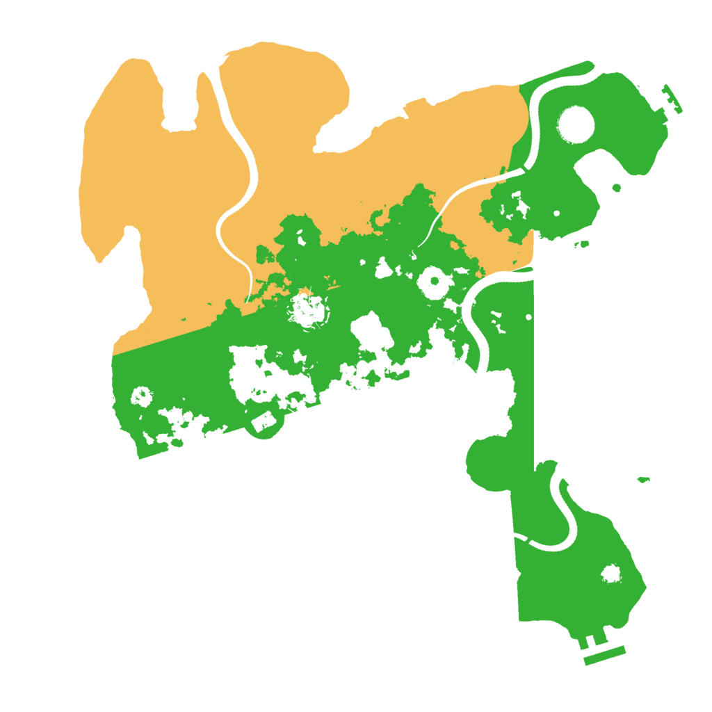 Biome Rust Map: Procedural Map, Size: 3400, Seed: 7719806