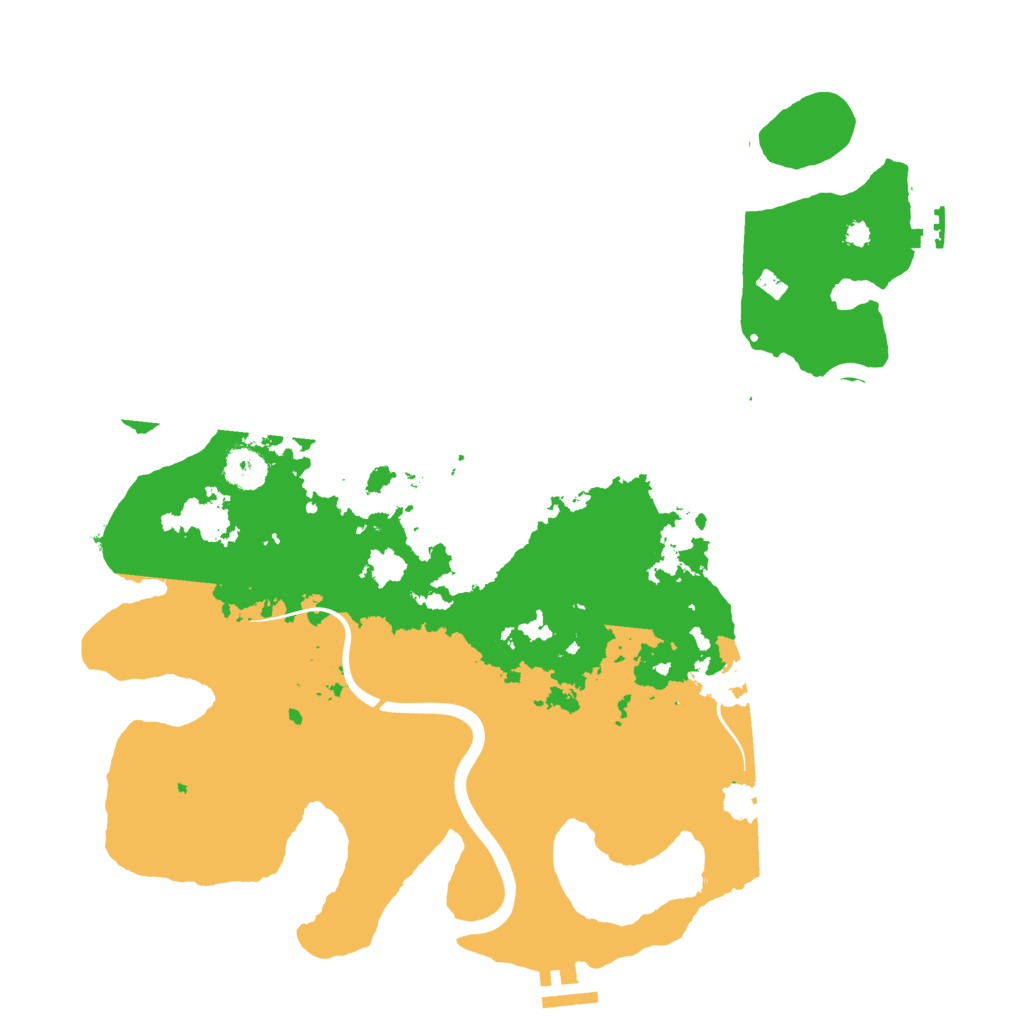Biome Rust Map: Procedural Map, Size: 3700, Seed: 1700645