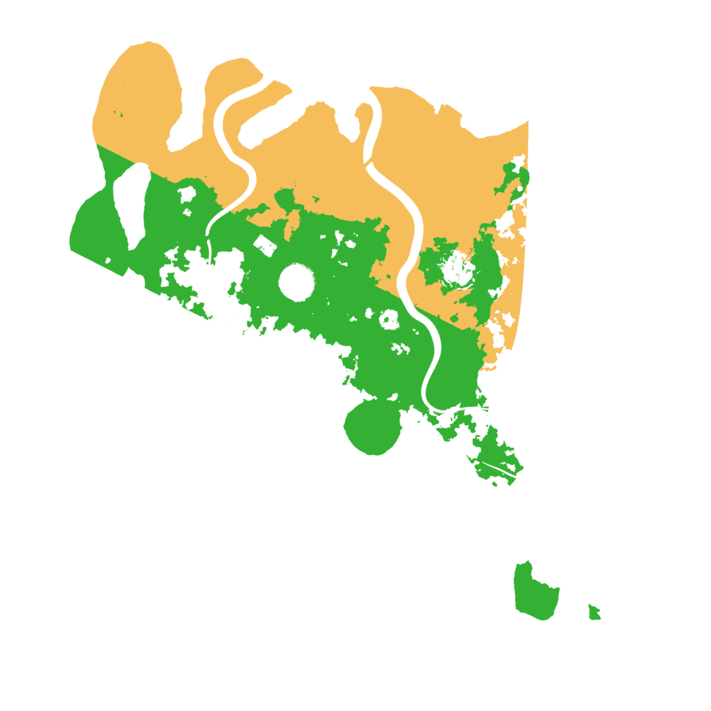 Biome Rust Map: Procedural Map, Size: 3500, Seed: 521140322