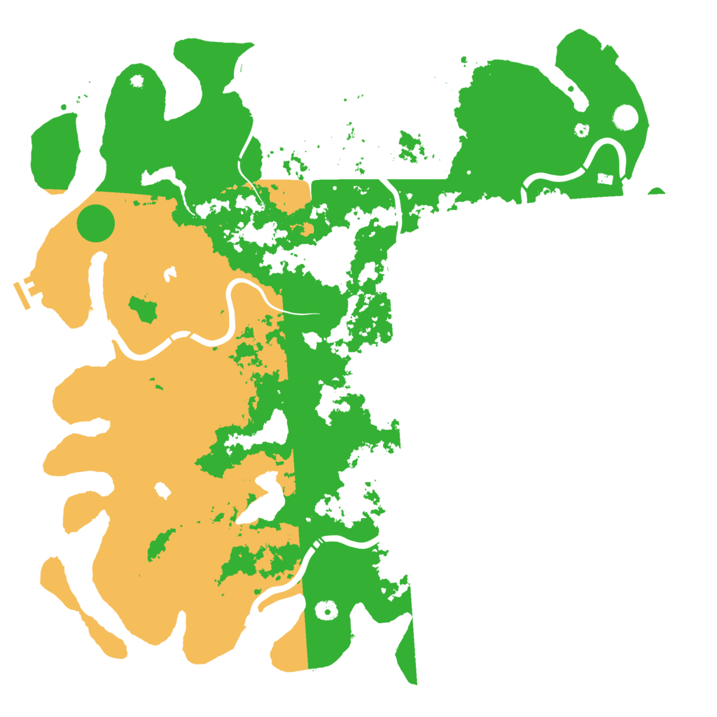 Biome Rust Map: Procedural Map, Size: 5000, Seed: 565836319