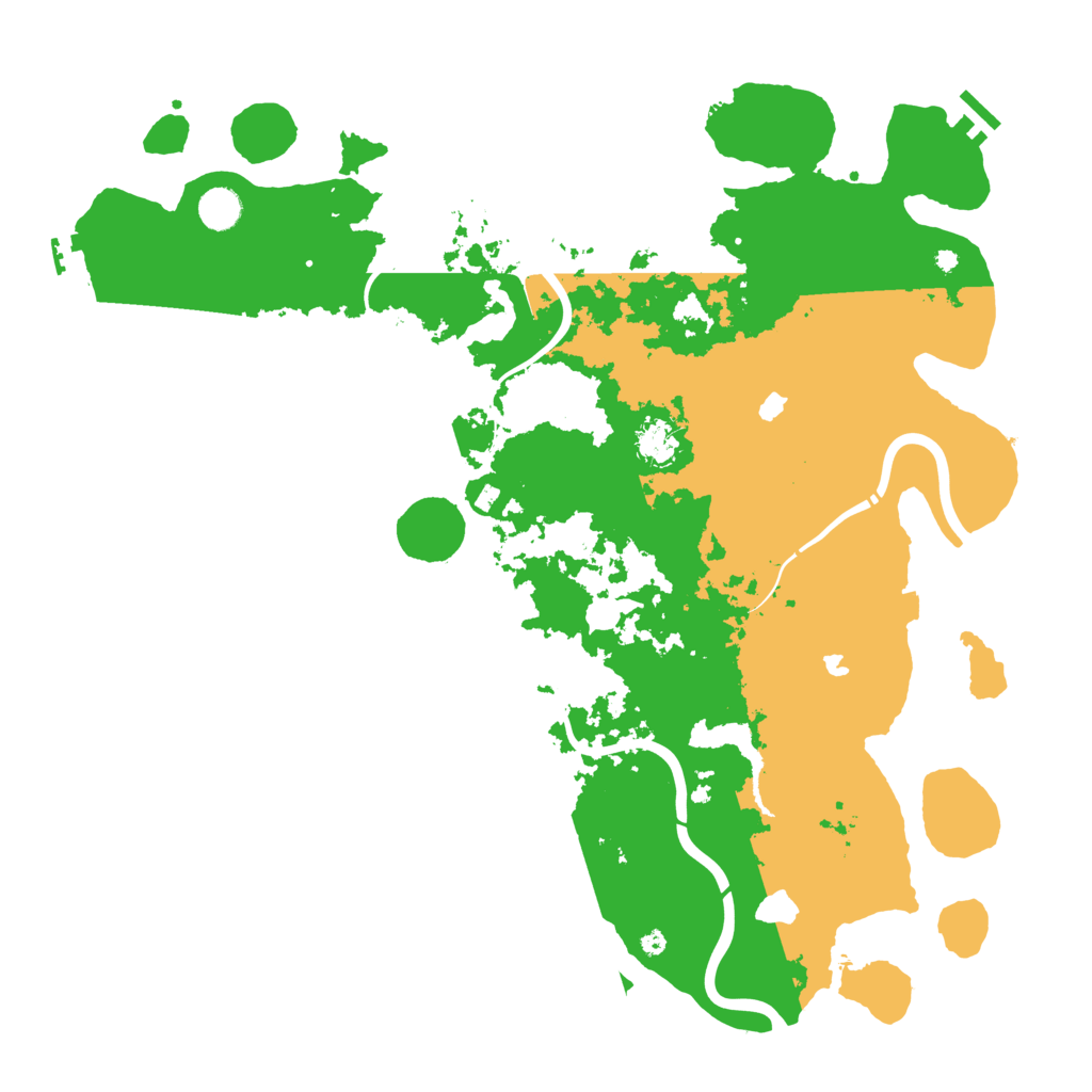 Biome Rust Map: Procedural Map, Size: 4500, Seed: 4895243