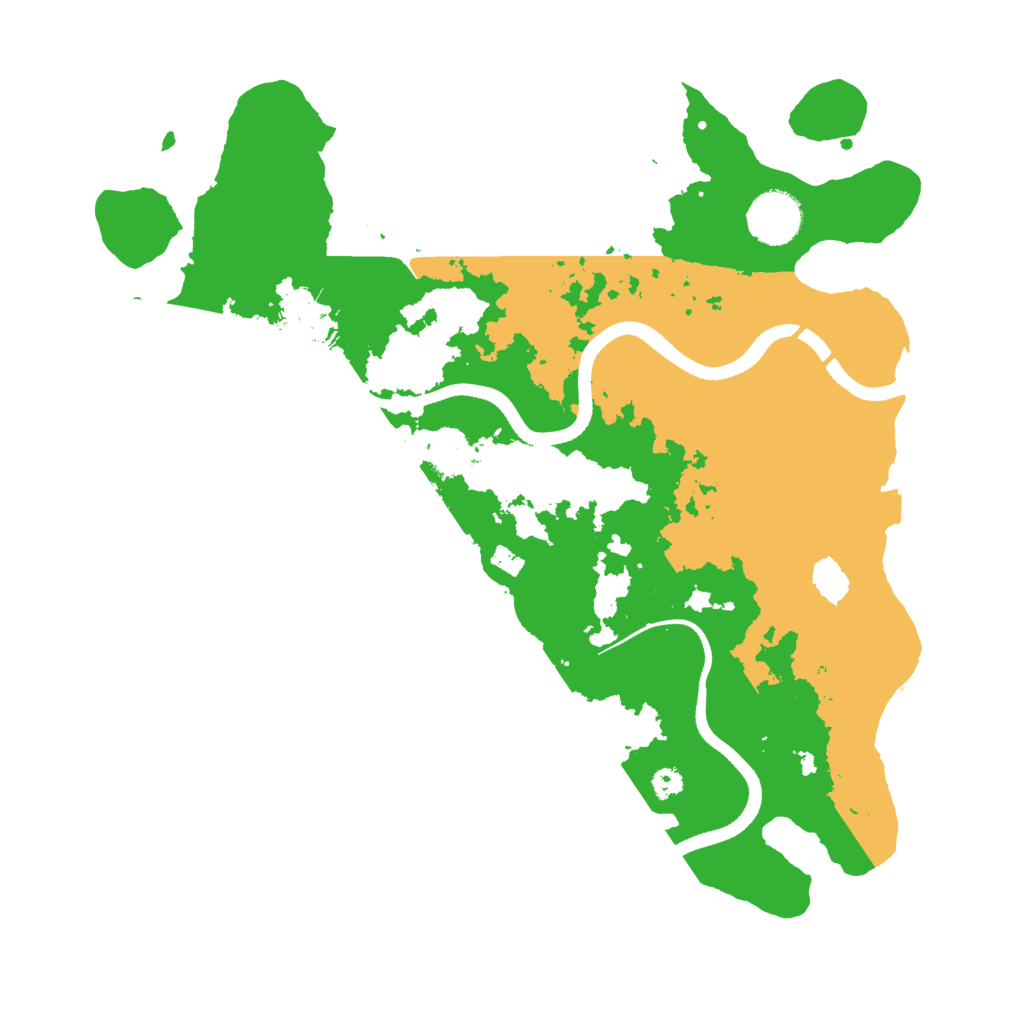 Biome Rust Map: Procedural Map, Size: 3450, Seed: 80951269