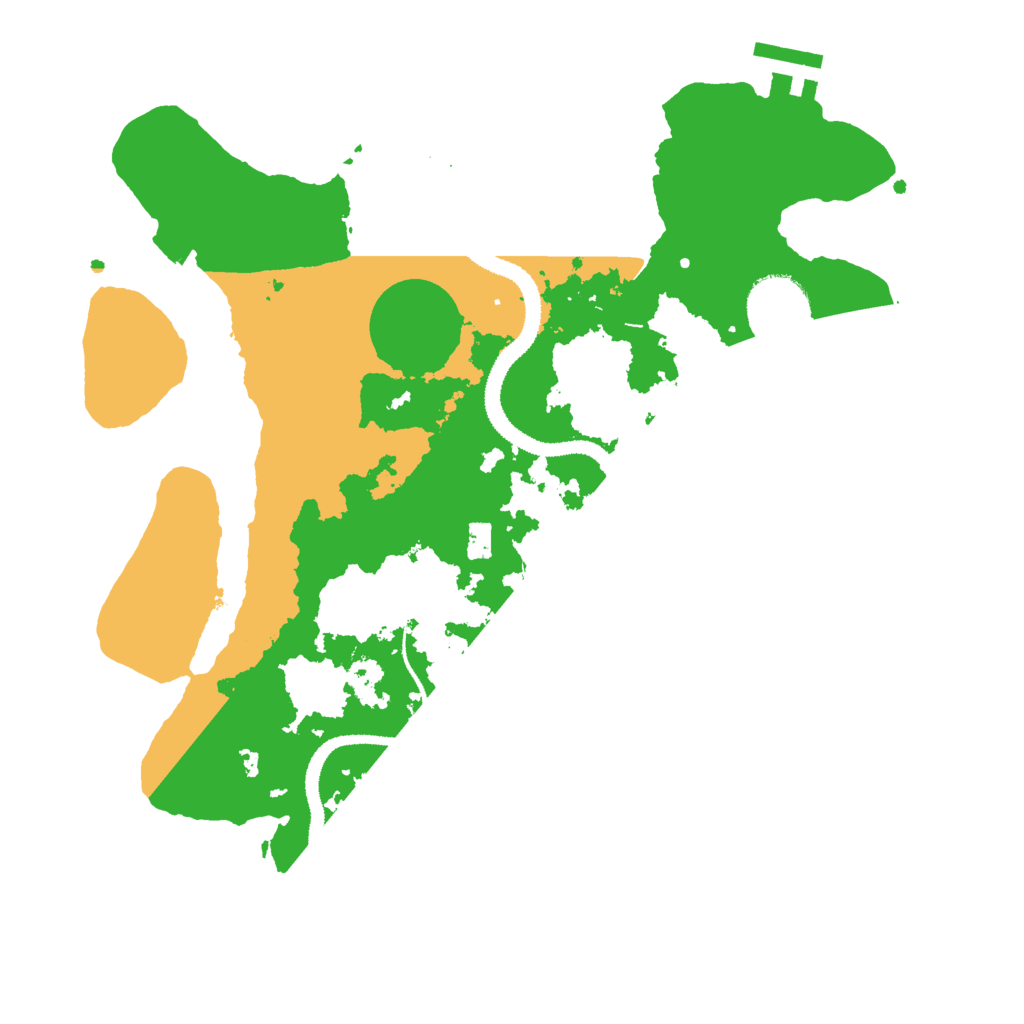 Biome Rust Map: Procedural Map, Size: 3000, Seed: 952960610