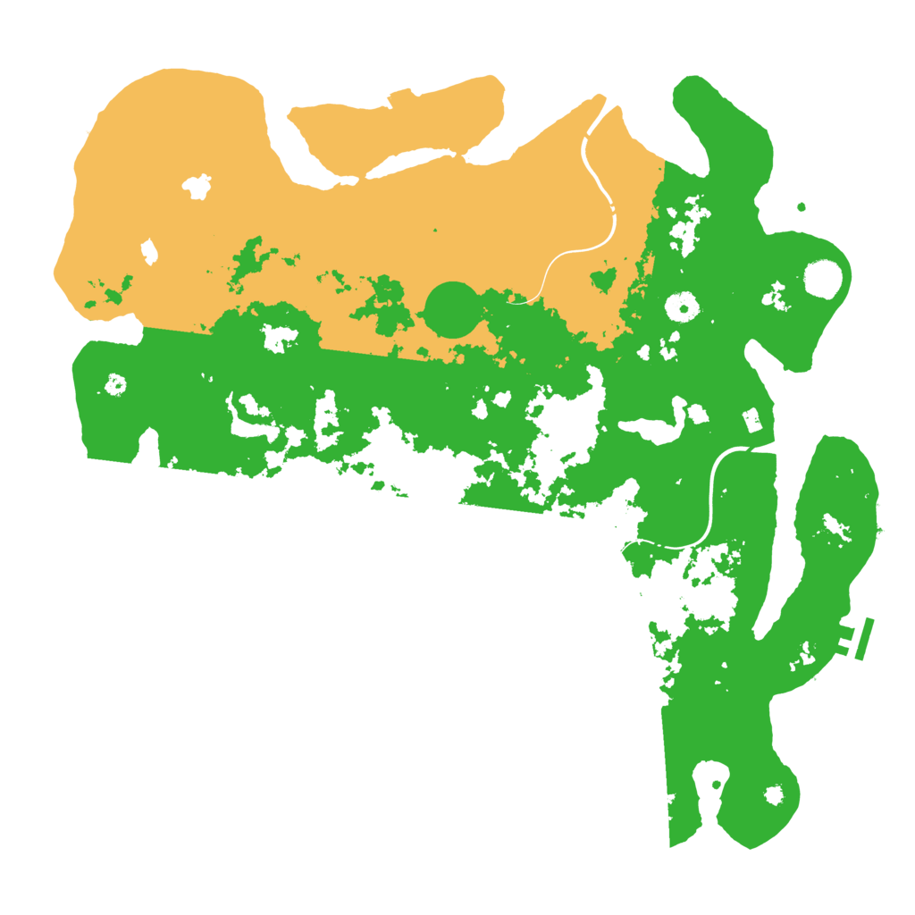 Biome Rust Map: Procedural Map, Size: 4300, Seed: 20594335