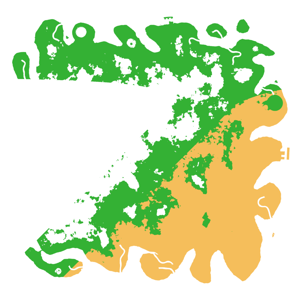 Biome Rust Map: Procedural Map, Size: 5000, Seed: 50890