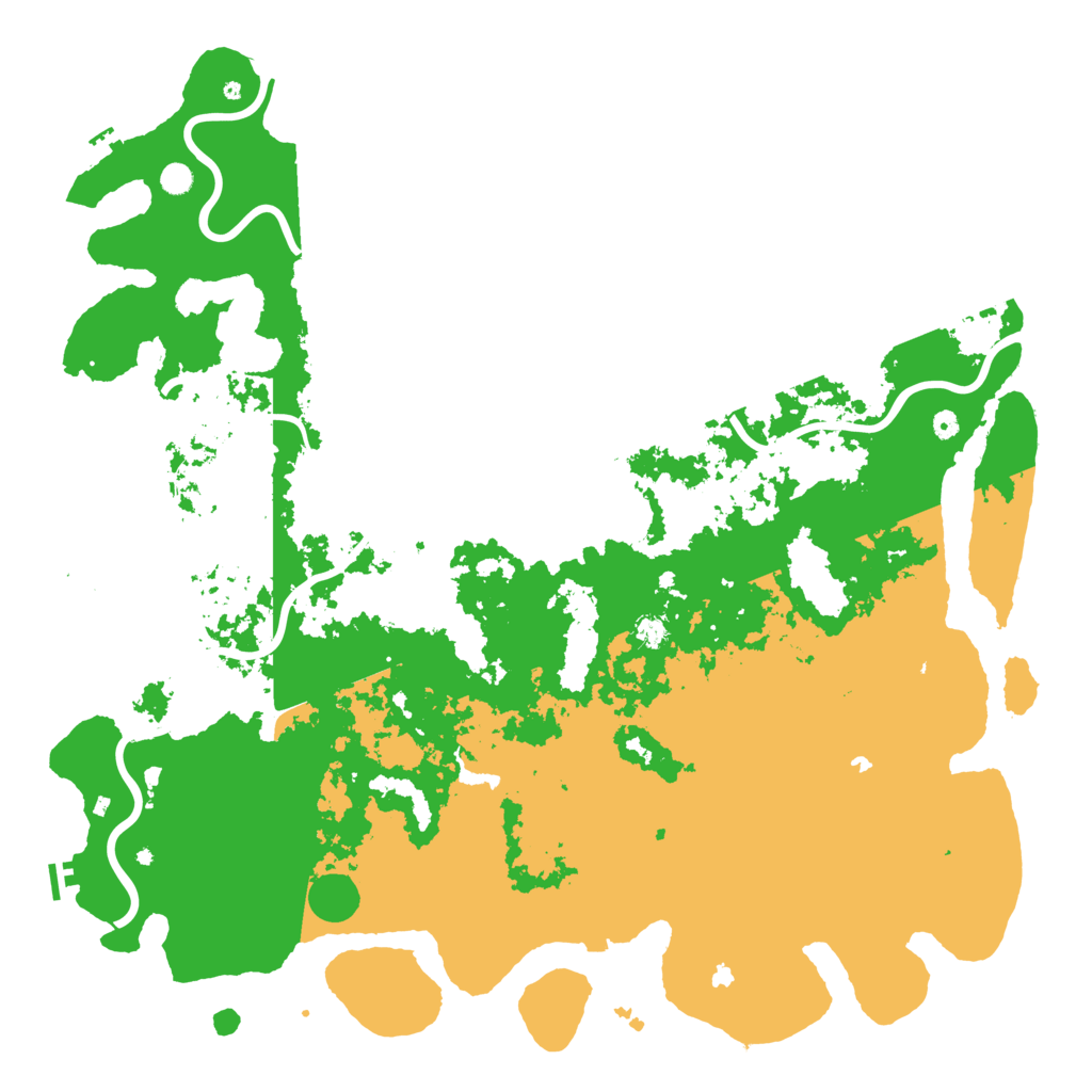 Biome Rust Map: Procedural Map, Size: 6000, Seed: 1508801900