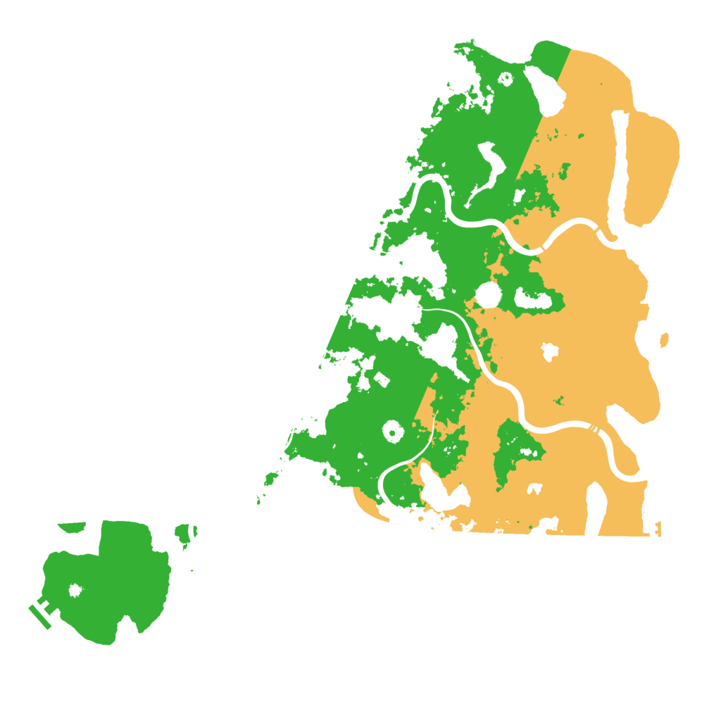 Biome Rust Map: Procedural Map, Size: 5000, Seed: 20096773