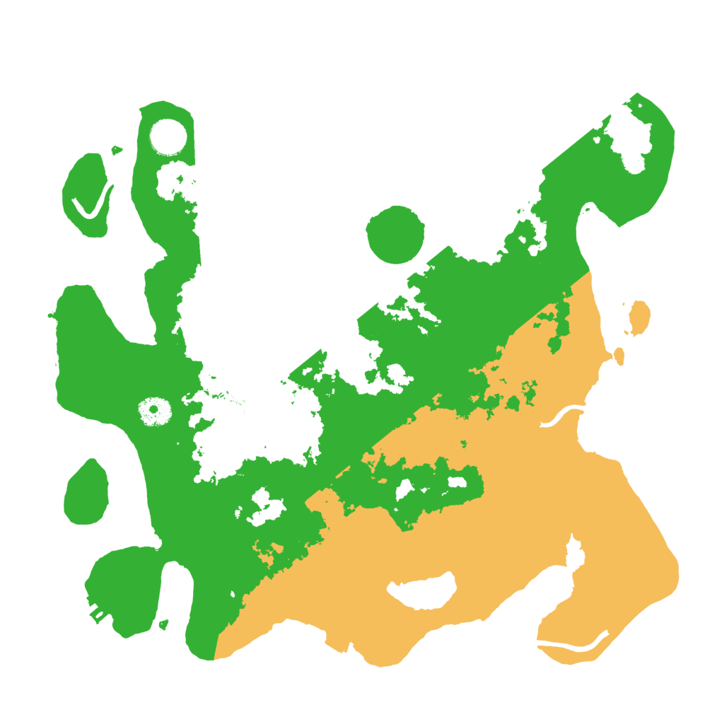 Biome Rust Map: Procedural Map, Size: 3500, Seed: 32556880