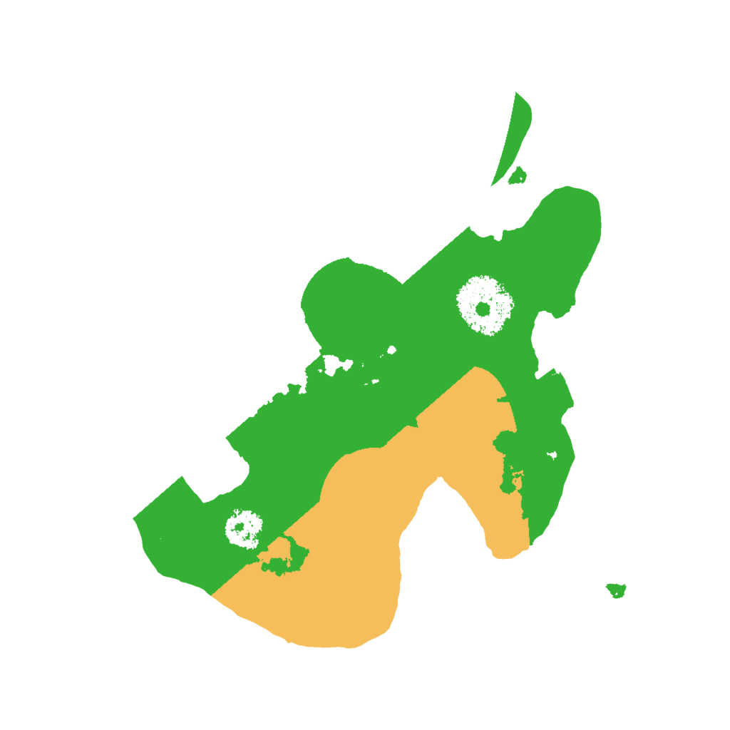 Biome Rust Map: Procedural Map, Size: 2000, Seed: 1488072910