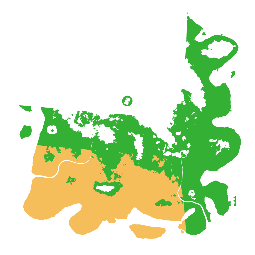 Biome Rust Map: Procedural Map, Size: 3950, Seed: 50482596