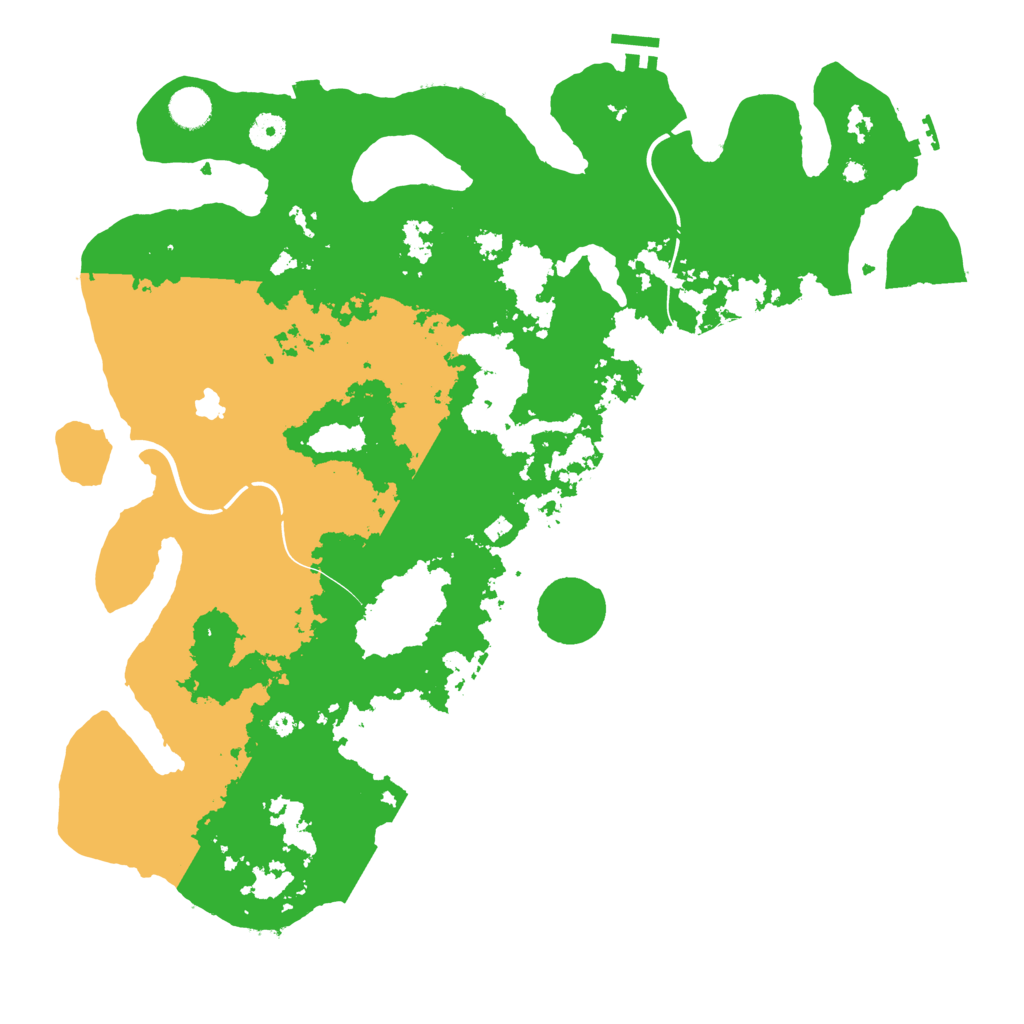 Biome Rust Map: Procedural Map, Size: 4300, Seed: 47013823