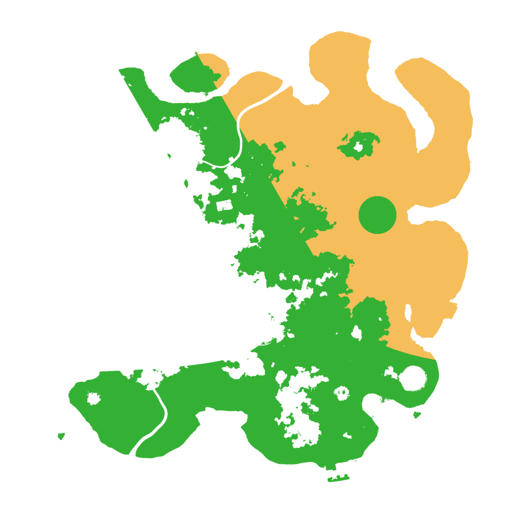 Biome Rust Map: Procedural Map, Size: 3550, Seed: 30295600