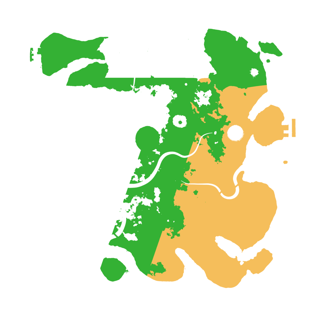 Biome Rust Map: Procedural Map, Size: 3450, Seed: 37380766