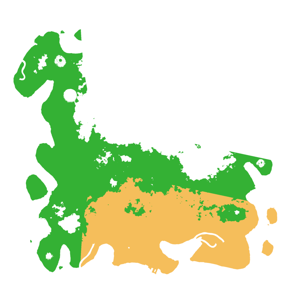Biome Rust Map: Procedural Map, Size: 4000, Seed: 55599