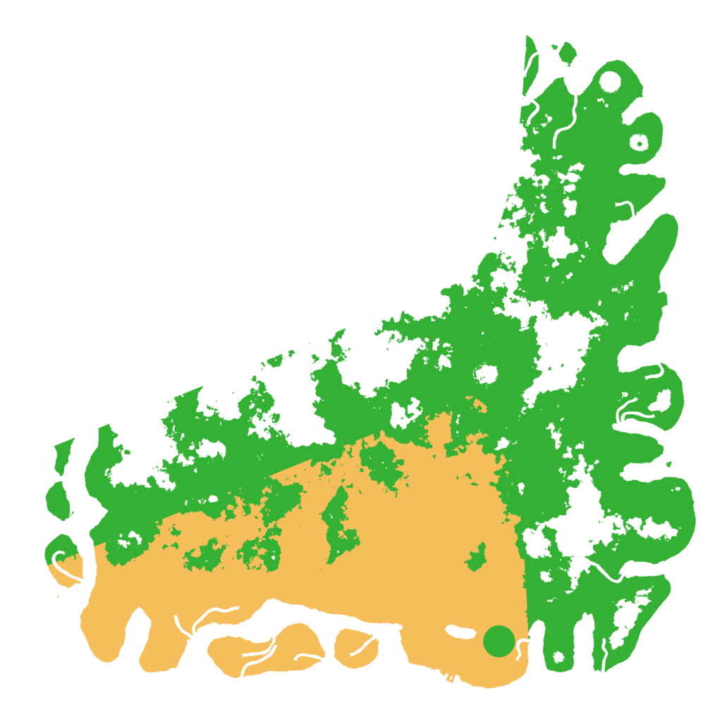 Biome Rust Map: Procedural Map, Size: 6000, Seed: 425650035