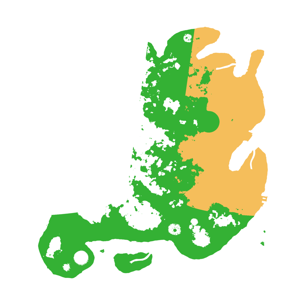 Biome Rust Map: Procedural Map, Size: 3650, Seed: 25516337