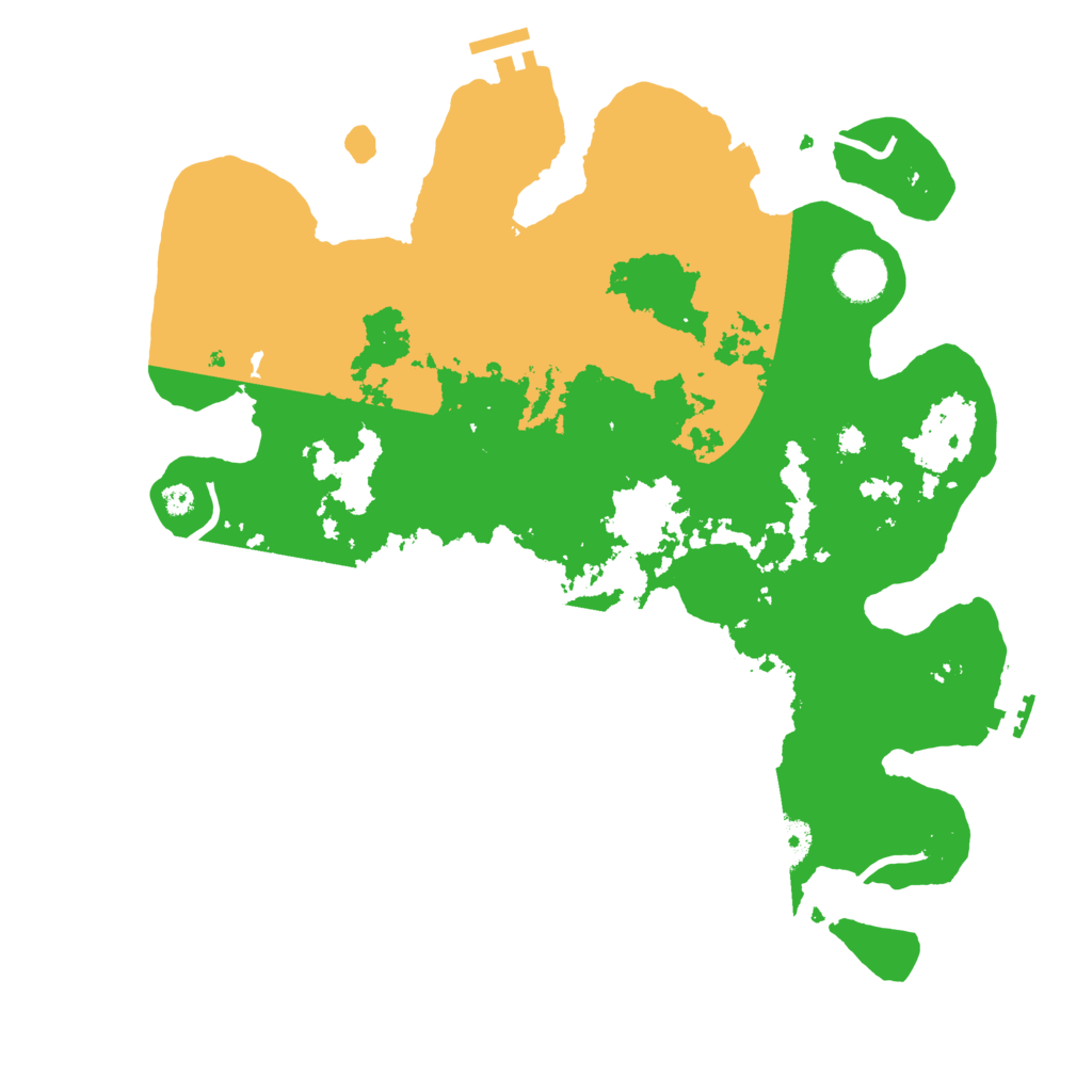 Biome Rust Map: Procedural Map, Size: 3650, Seed: 98427096