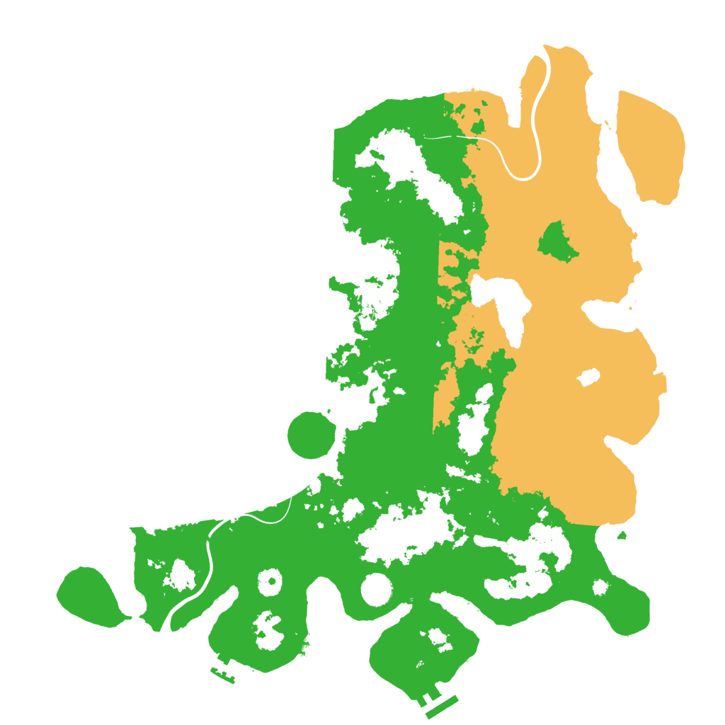 Biome Rust Map: Procedural Map, Size: 4100, Seed: 22182311