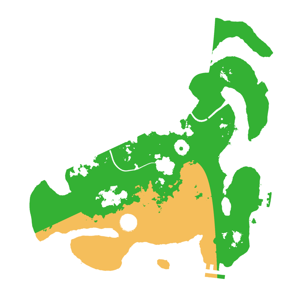 Biome Rust Map: Procedural Map, Size: 3000, Seed: 2477