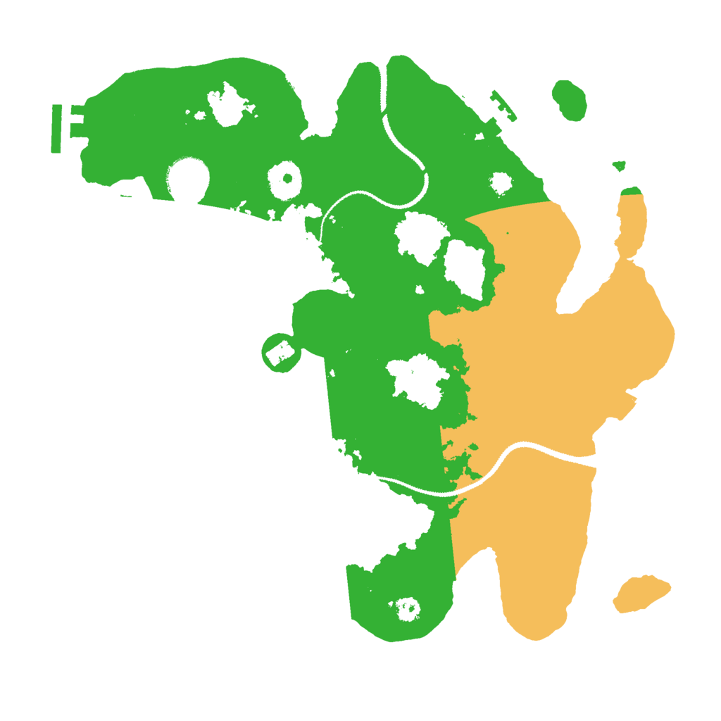Biome Rust Map: Procedural Map, Size: 3000, Seed: 960324906
