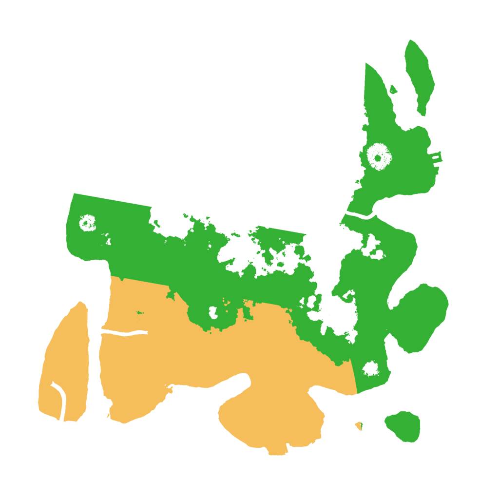 Biome Rust Map: Procedural Map, Size: 3000, Seed: 8670