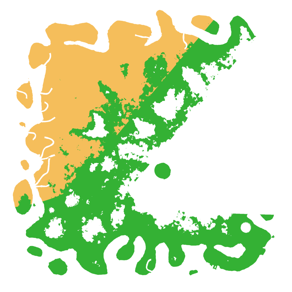 Biome Rust Map: Procedural Map, Size: 5000, Seed: 20087