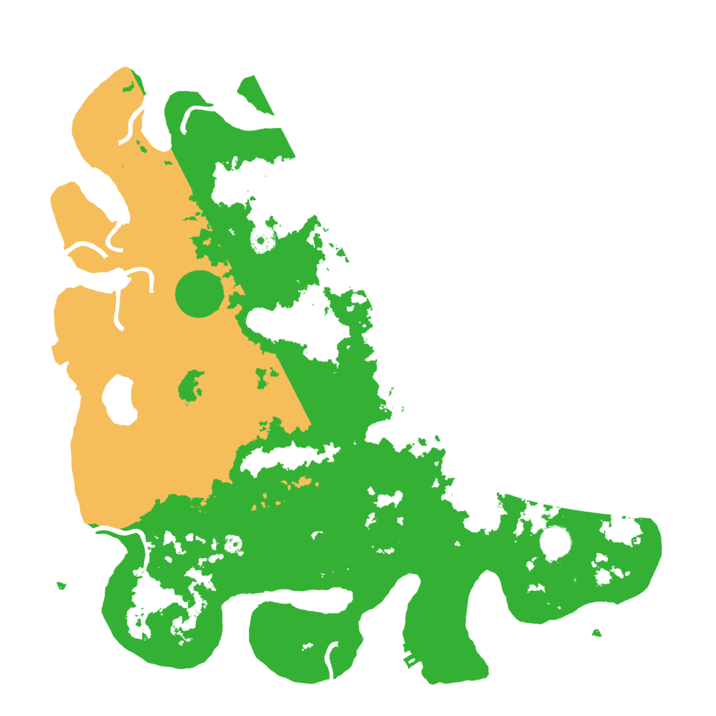 Biome Rust Map: Procedural Map, Size: 4000, Seed: 5277