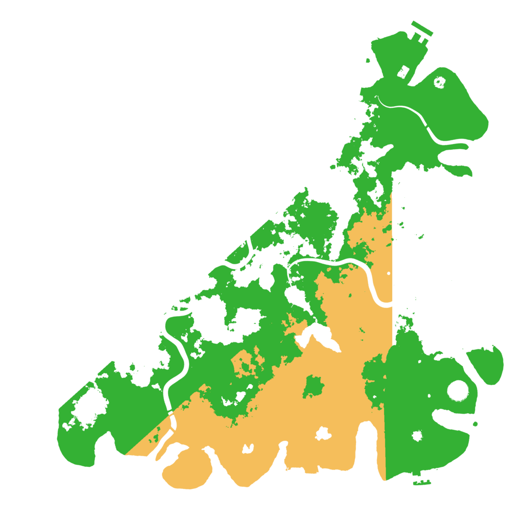 Biome Rust Map: Procedural Map, Size: 4500, Seed: 1332985657