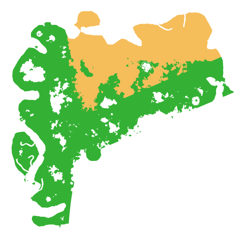 Biome Rust Map: Procedural Map, Size: 4500, Seed: 6744
